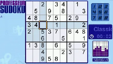 Carol Vorderman Sudoku (EU) screen shot game playing